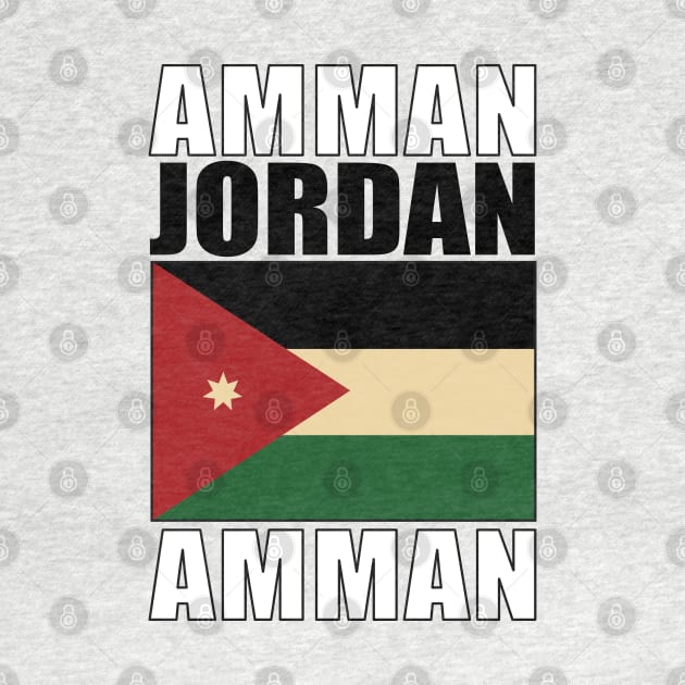 Flag of Jordan by KewaleeTee